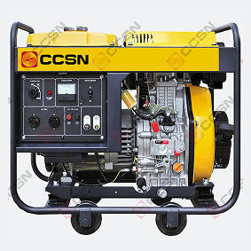 সিসিএসএন 5KW/6.25KVA পোর্টেবল হোম ওপেন ফ্রেম টাইপ ব্যাকআপ ডিজেল জেনারেটর সেট