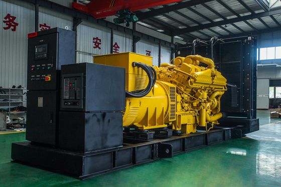 উচ্চ পারফরম্যান্স শিল্পের জন্য 800KW-1500KW গ্যাস জেনারেটর সেট