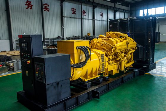 অবিচ্ছিন্ন বিদ্যুৎ উৎপাদনের জন্য 800KW-1500KW গ্যাস জেনারেটর সেট
