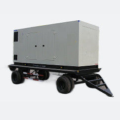 উচ্চ পারফরম্যান্সের জন্য 100KW পাওয়ার আউটপুট ট্রেলার জেনারেটর সেট
