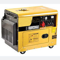 92×75 মিমি ইলেকট্রিক স্টার্ট 10kw পোর্টেবল জেনারেটর 3000r/মিনিট 130Kg